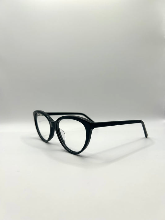 Zwarte cat-eye computerbril