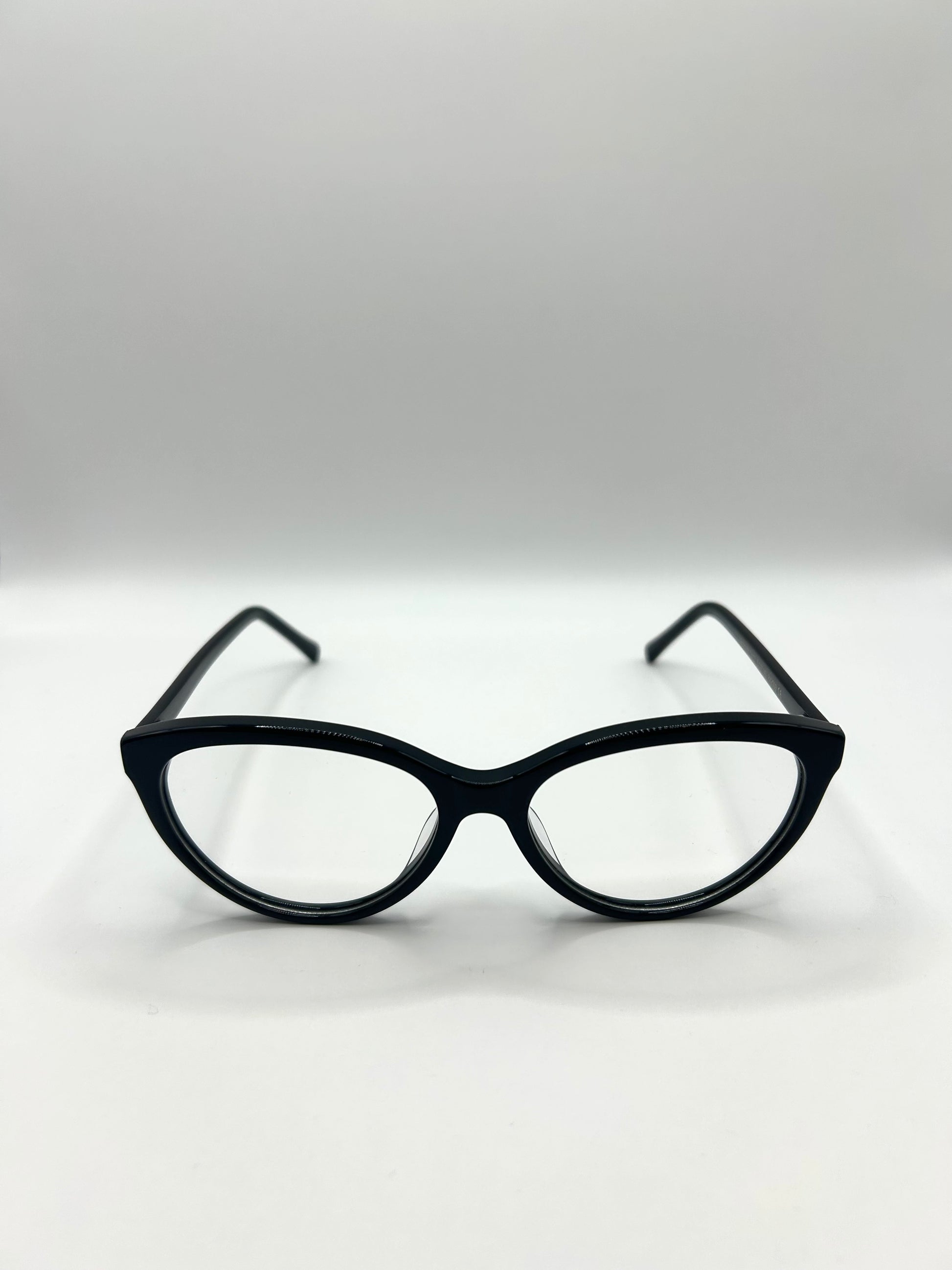 Zwarte cat-eye computerbril