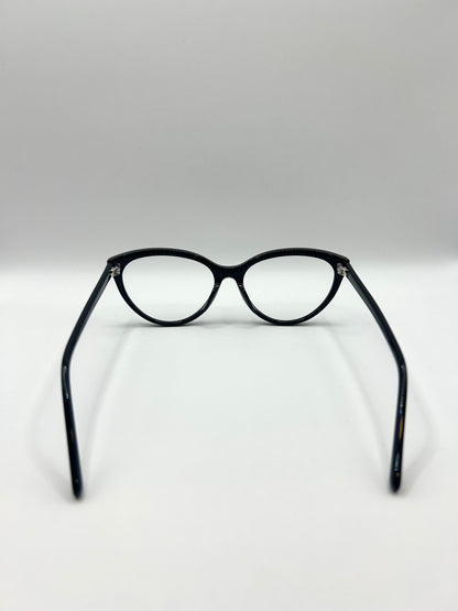 Zwarte cat-eye computerbril