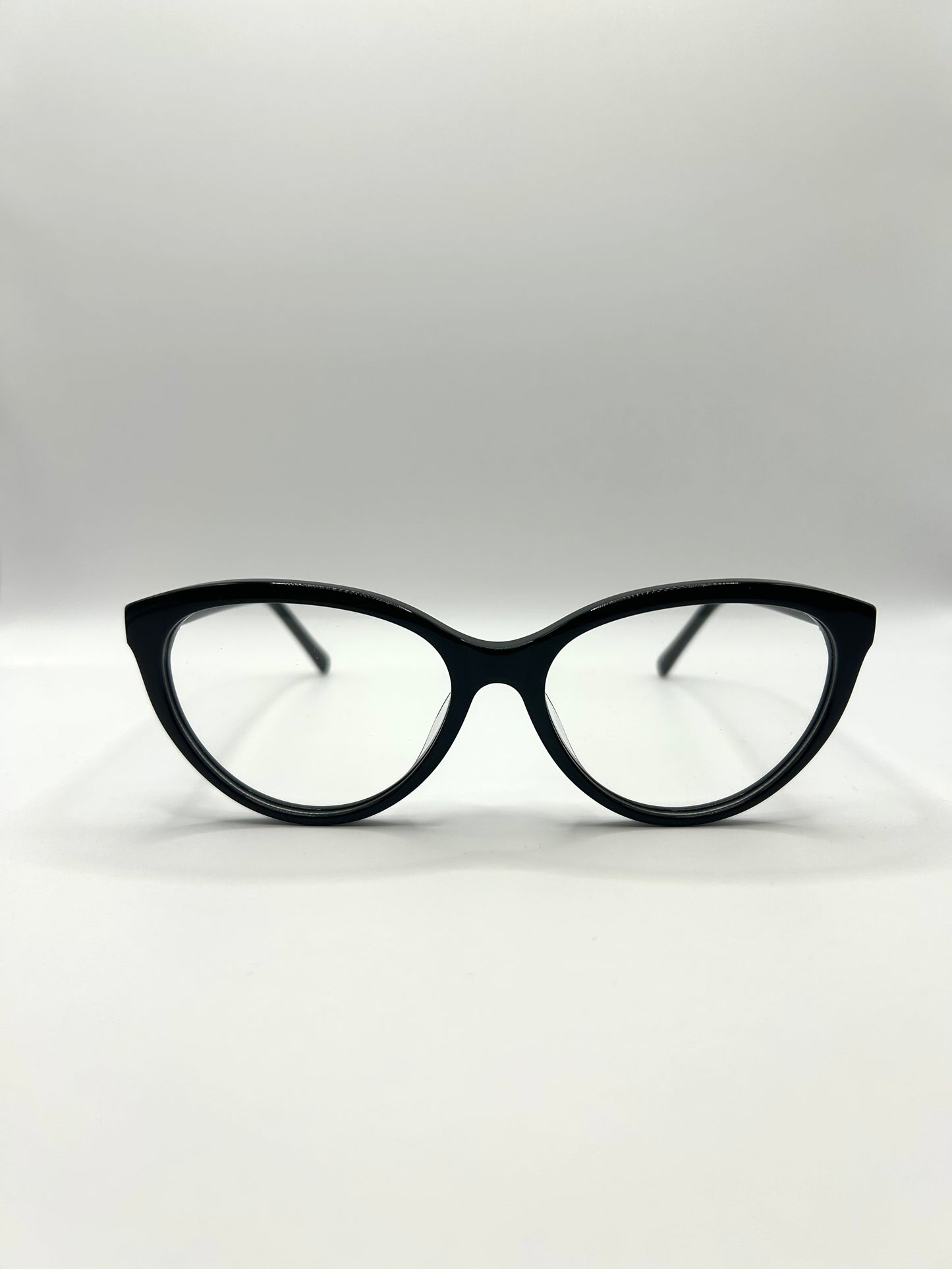 Zwarte cat-eye computerbril